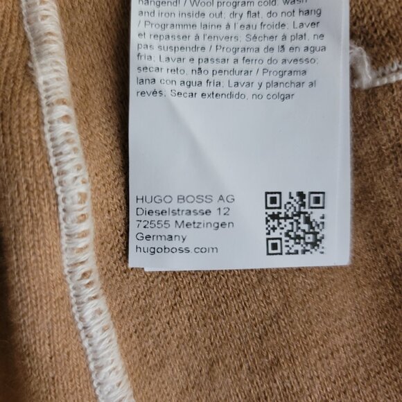 Boss Hugo Boss Wool Cotton Blend Cream Joggers Pants - Picture 13 of 16